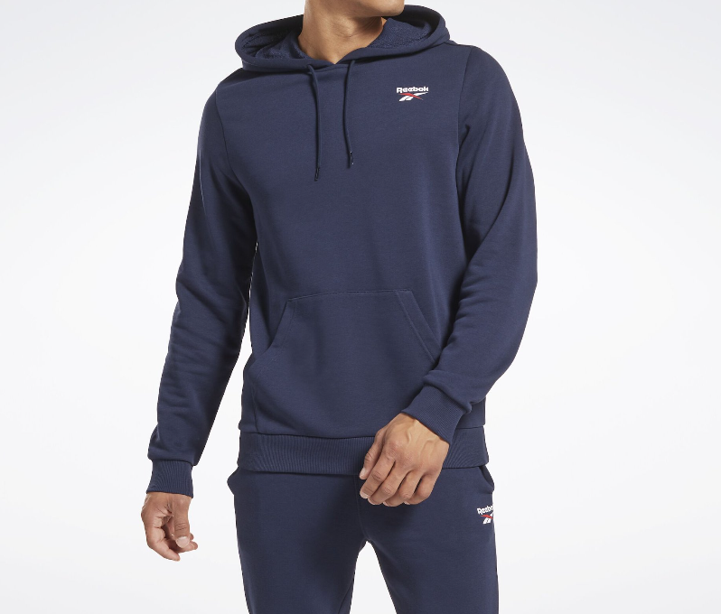 Blue reebok clearance hoodie